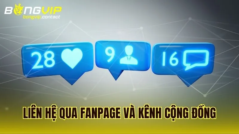 Cách liên hệ thông qua trang fanpage và các nhóm cộng đồng