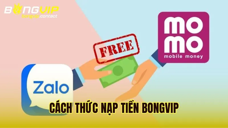Hướng dẫn từng bước nạp tiền Bongvip theo các phương thức được hỗ trợ