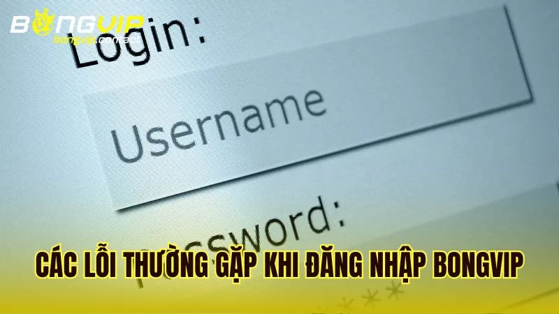 Lý do người chơi thường gặp trục trặc khi đăng nhập Bongvip